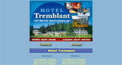 Desktop Screenshot of moteltremblant.com