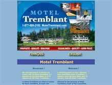 Tablet Screenshot of moteltremblant.com